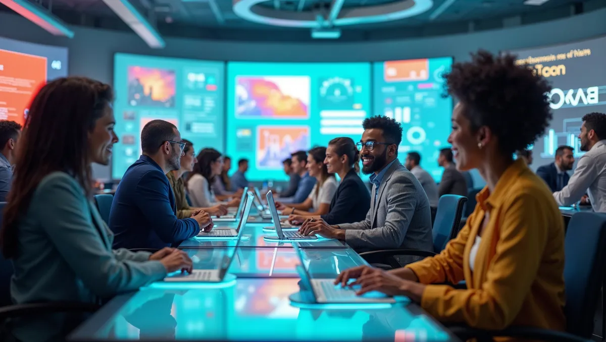 Menschen beim Netzwerken